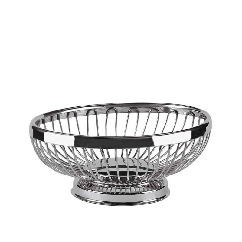 Altınbaşak Paslanmaz Oval Ekmek Ve Meyve Sepeti - 1