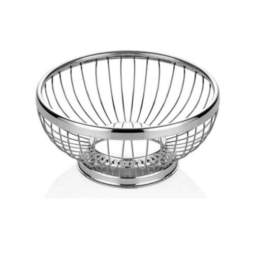 Altınbaşak Paslanmaz Yuvarlak Ekmek-Meyve Sepeti 21X8 - ALTINBAŞAK