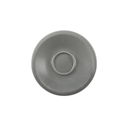 Zest Porcelain Max Çay Fincan Tabağı-Velour Gri - ZEST PORCELAIN