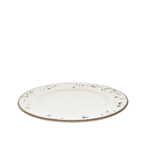 Zest Porcelain Anka Düz Tabak 27 Cm -Paris Krem - ZEST PORCELAIN