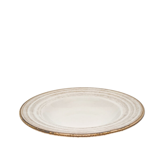 Zest Porcelain Anka Çukur Tabak 21 Cm-Tokyo Kahve - 1