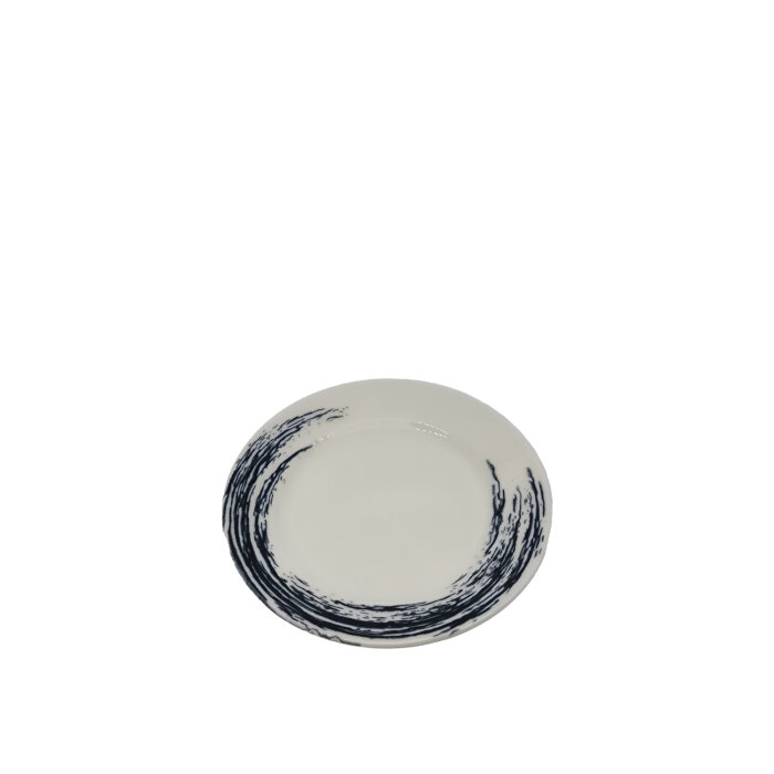 Tulu Porselen Anka Düz Tabak 17 cm Crescent Siyah ANK17DUDB1579 - 1