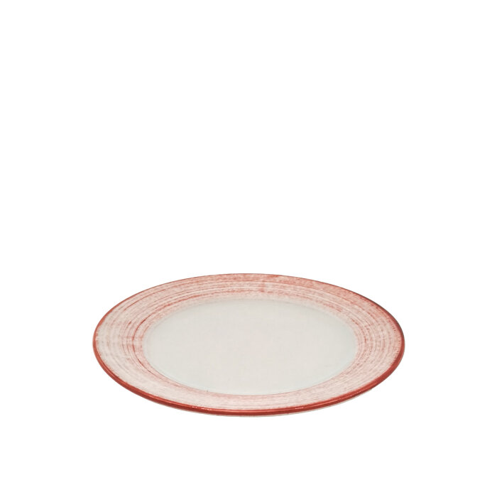 Zest Porcelain Anka Düz Tabak 17 Cm-Tokyo Kırmızı - 1