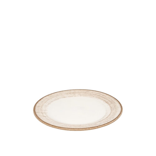 Zest Porcelain Anka Düz Tabak 17 Cm -Tokyo Kahve - ZEST PORCELAIN