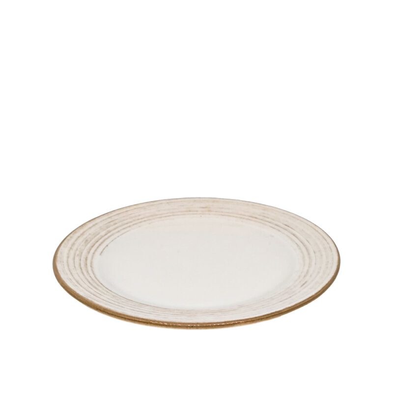 Zest Porcelain Anka Düz Tabak 19Cm-Tokyo Kahve - 1