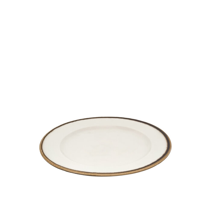 Tulu Porselen Anka Düz Tabak 21 cm-Chocolate ANK21DUCT47 - 1