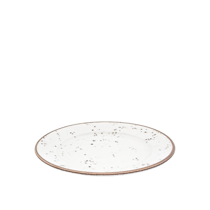 Zest Porcelain Anka Düz Tabak 21 Cm-Paris Krem - 1