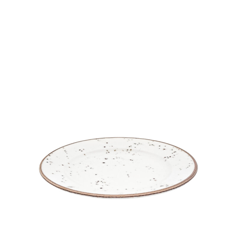 Zest Porcelain Anka Düz Tabak 21 Cm-Paris Krem - 1