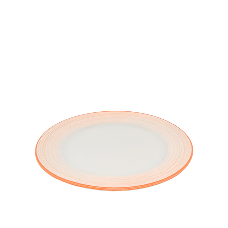 Zest Porcelain Anka Düz Tabak 21 Cm-Tokyo Turuncu - 1