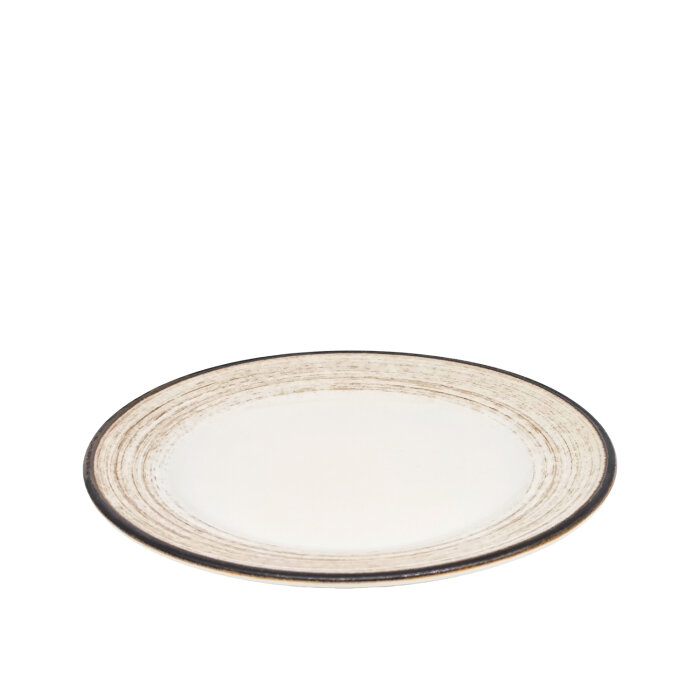 Zest Porcelain Anka Düz Tabak 21 Cm-Tokyo Kahve - 1