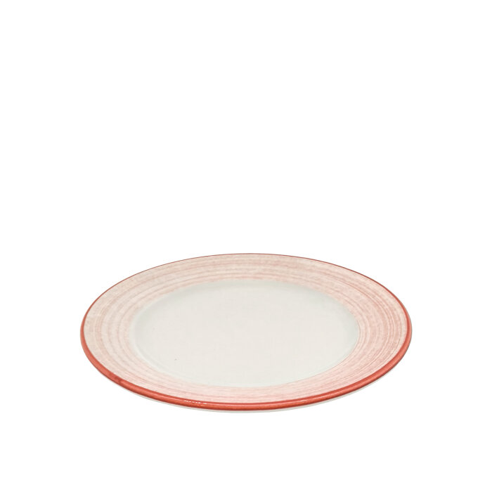 Zest Porcelain Anka Düz Tabak 21Cm -Tokyo Kırmızı - 1