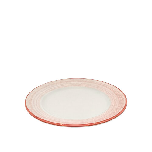 Zest Porcelain Anka Düz Tabak 21Cm -Tokyo Kırmızı - ZEST PORCELAIN