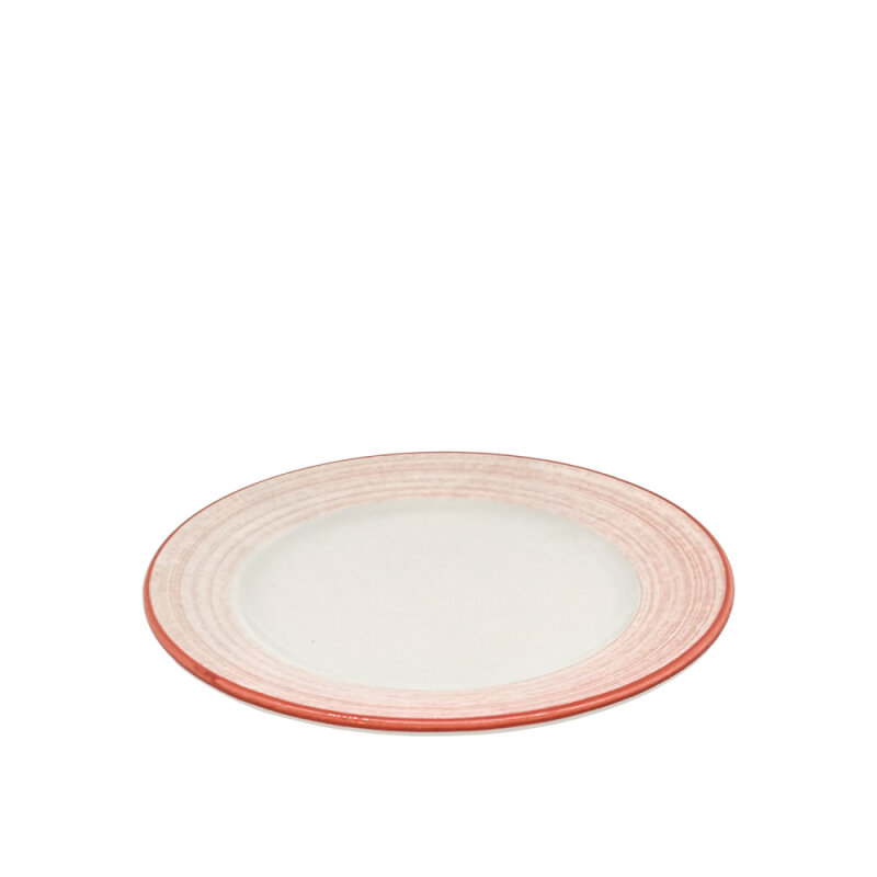 Zest Porcelain Anka Düz Tabak 21Cm -Tokyo Kırmızı - 1