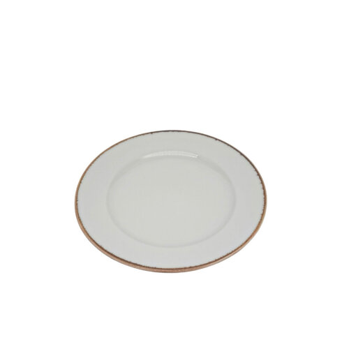 Zest Porcelain Anka Düz Tabak 23 cm - Chocolate - ZEST PORCELAIN