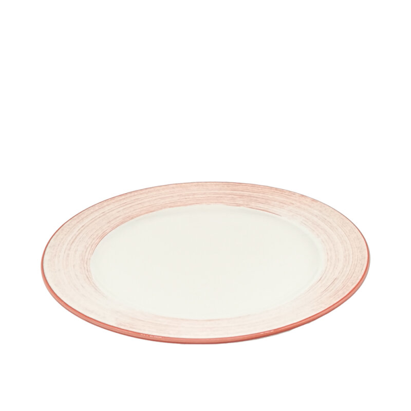 Zest Porcelain Anka Düz Tabak 25 Cm-Tokyo Kırmızı - 1