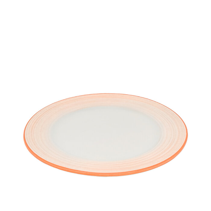 Zest Porcelain Anka Düz Tabak 25 Cm-Tokyo Turuncu - 1