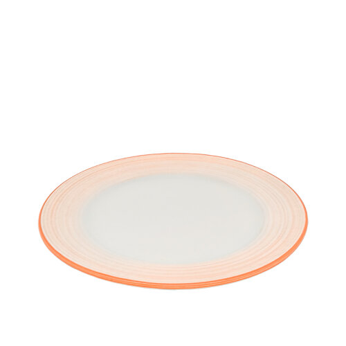 Zest Porcelain Anka Düz Tabak 25 Cm-Tokyo Turuncu - ZEST PORCELAIN