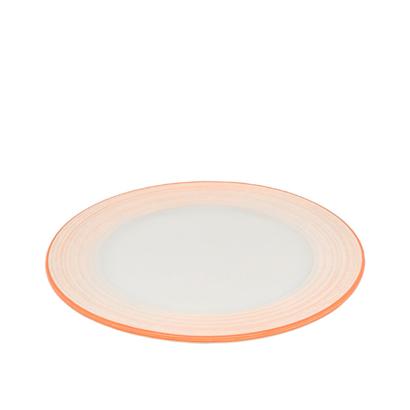 Zest Porcelain Anka Düz Tabak 25 Cm-Tokyo Turuncu - 1