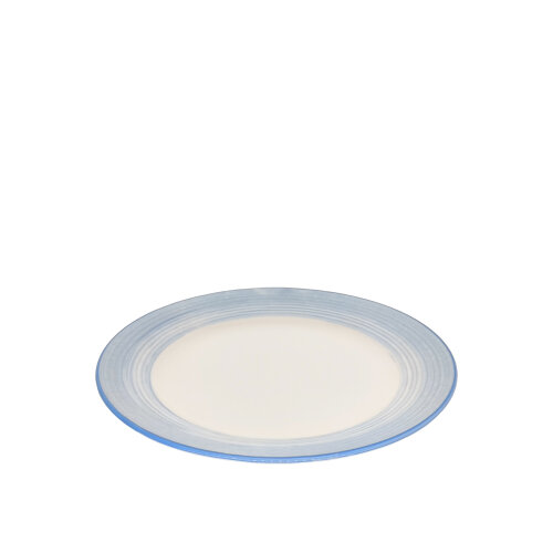 Zest Porcelain Anka Düz Tabak 25 Cm-Tokyo Mavi - ZEST PORCELAIN