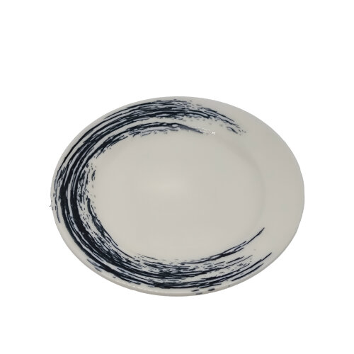 Tulu Porselen Anka Düz Tabak 30 cm-Crescent Siyah ANK30DUDB1579 - TULU PORSELEN