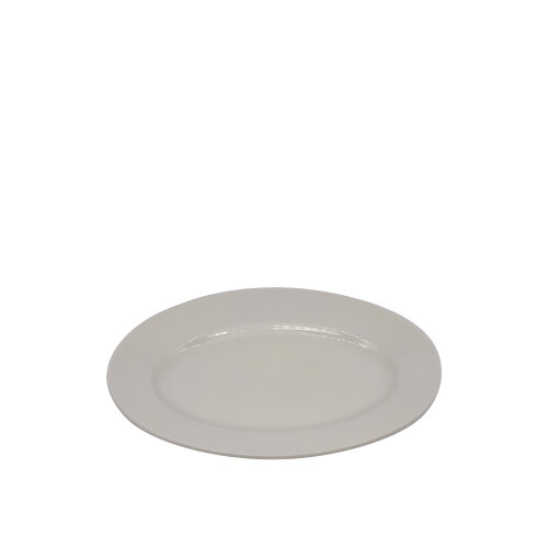 Zest Porcelain Anka Krem Sade 20 cm Kayık Tabak ANK20KY00 - ZEST PORCELAIN