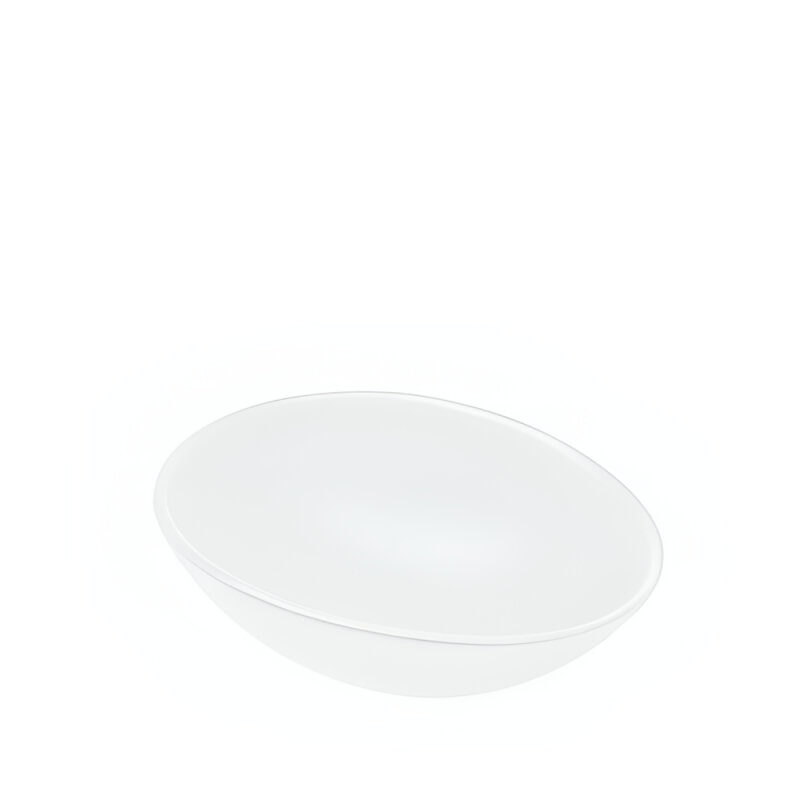 Tulu Porselen Anten Kase 21 cm Krem - 1