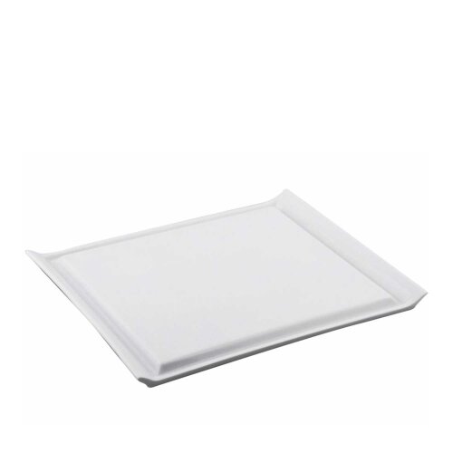 Porland Porselen 538136 Beyaz Biftek Tabağı 320 Mm - PORLAND PORSELEN