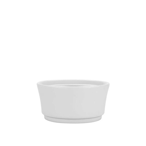 Porland Porselen 608109 Beyaz Sufle Kabı 9 cm - 3