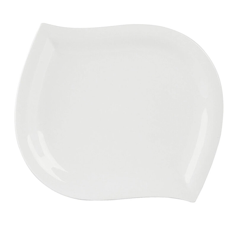 Porland Porselen A+P Leaf Beyaz Otel 184127 Düz Tabak 31Cm - 1