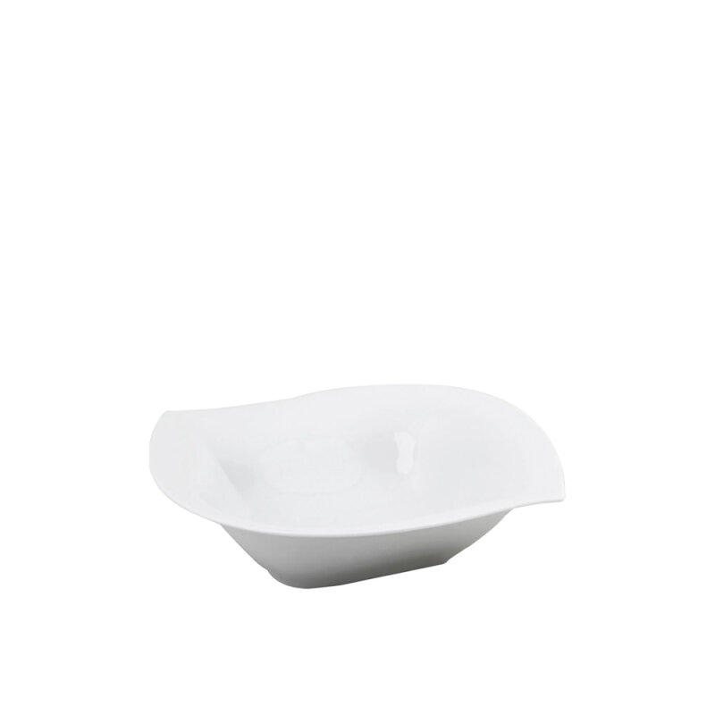 Porland Porselen A+P Leaf Beyaz Otel 804110 Çok Amaçlı Mini Kase 7Cm - 1