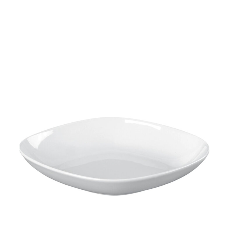 Porland Porselen 176126 Perspective Beyaz Çukur Tabak 26 Cm - 1