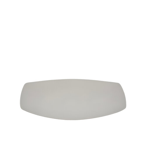 Porland Porselen Square Beyaz 114437 Kayık Tabak 37Cm - PORLAND PORSELEN