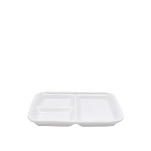 Arcoroc Beyaz Kahvaltı Tabak 3 bölmeli 27x18,5 cm - ARCOROC
