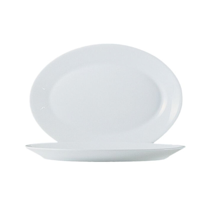 Arcoroc Beyaz Kayık Tabak 290 mm - 1