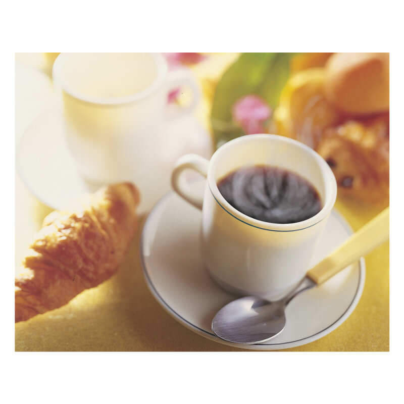 Arcoroc Krem Çizgili FincanTabağı - 2