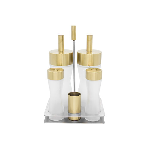 Aryıldız Menaj Set 5 Prç.10008 Gold Kaplama - ARYILDIZ