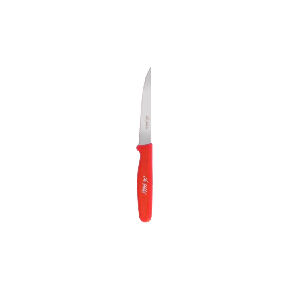 Aryıldız Basic Dişli Sebze Bıçak 110 Mm Kırmızı Saplı