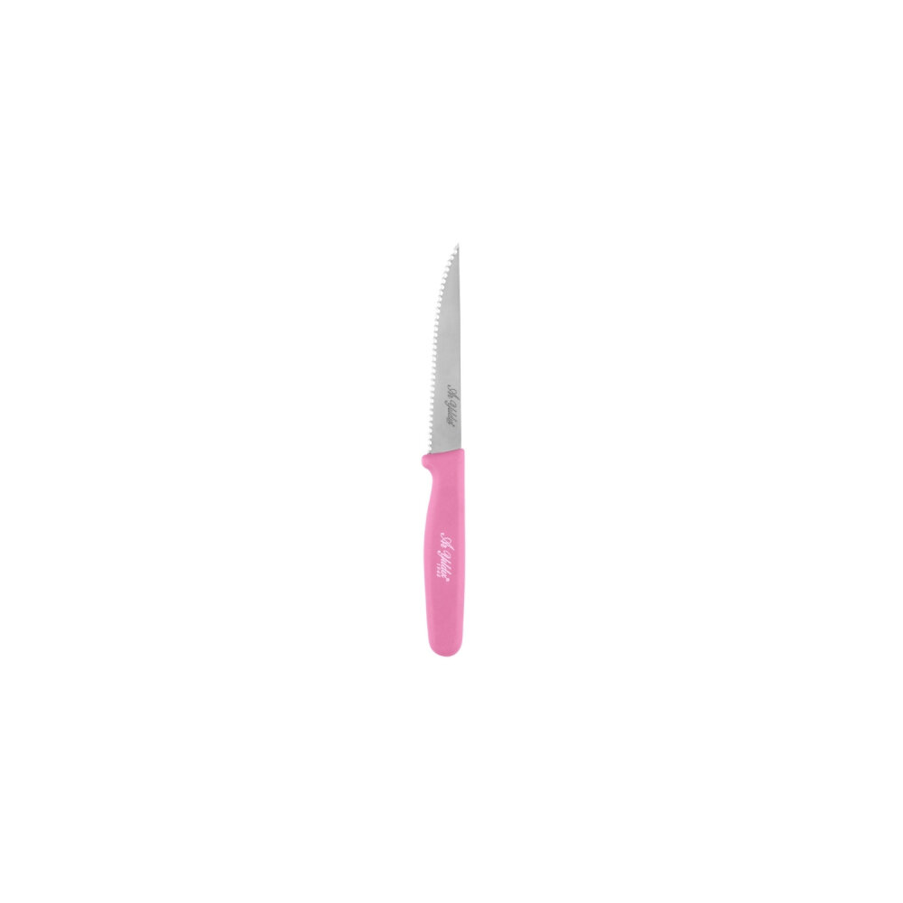 Aryıldız Basic Dişli Sebze Bıçak 110 Mm Pembe Saplı