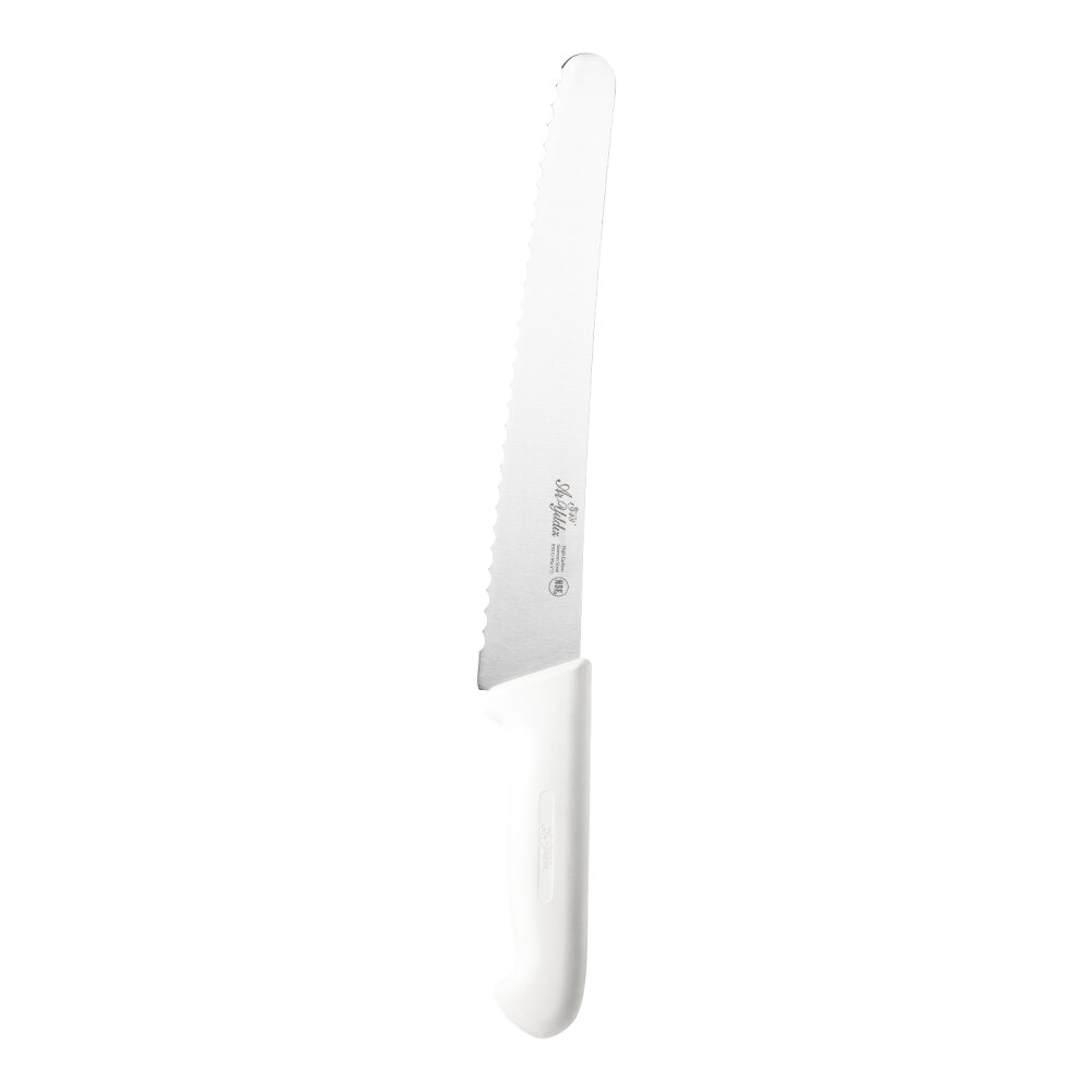 Aryıldız Pasta Bıçak Tırtıklı 255 Mm Beyaz Saplı