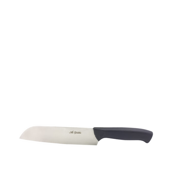 Aryıldız Santoku Bıçak Düz Siyah Saplı 20.5 cm - 1