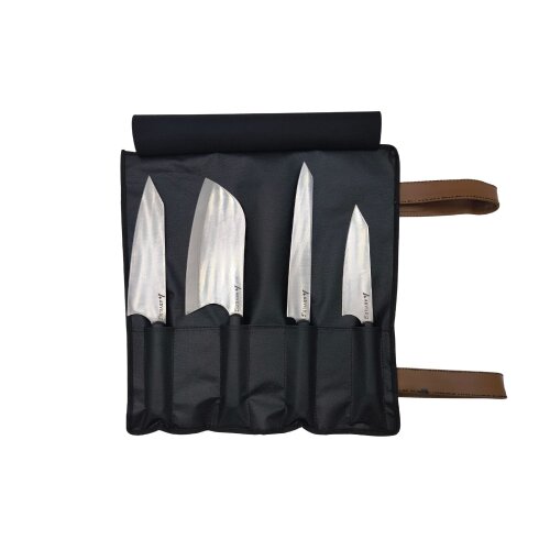 Aryıldız Deri Çantalı 4 lü Bıçak Set - 6