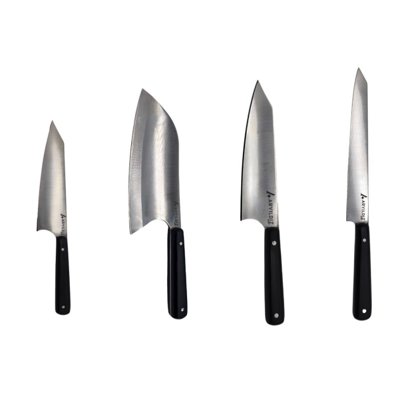 Aryıldız Deri Çantalı 4 lü Bıçak Set - 1