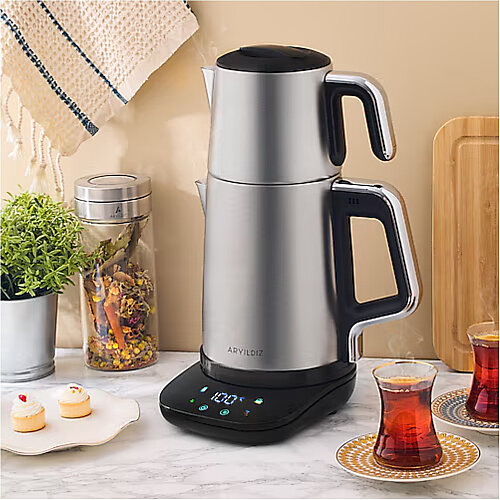 Aryıldız Vision Steel Çay Makinesi Inox - ARYILDIZ