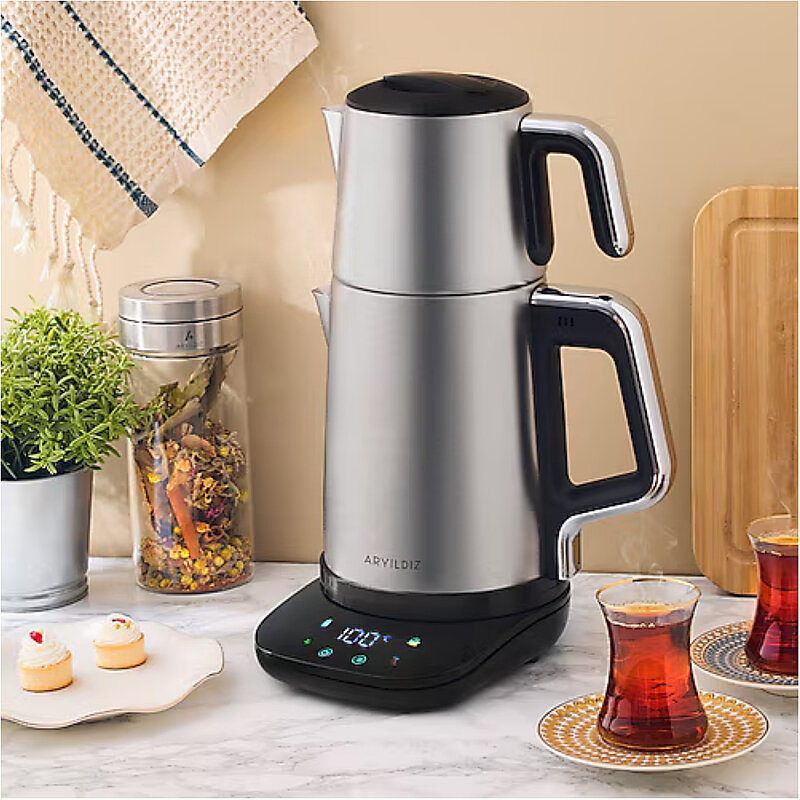 Aryıldız Vision Steel Çay Makinesi Inox - 1