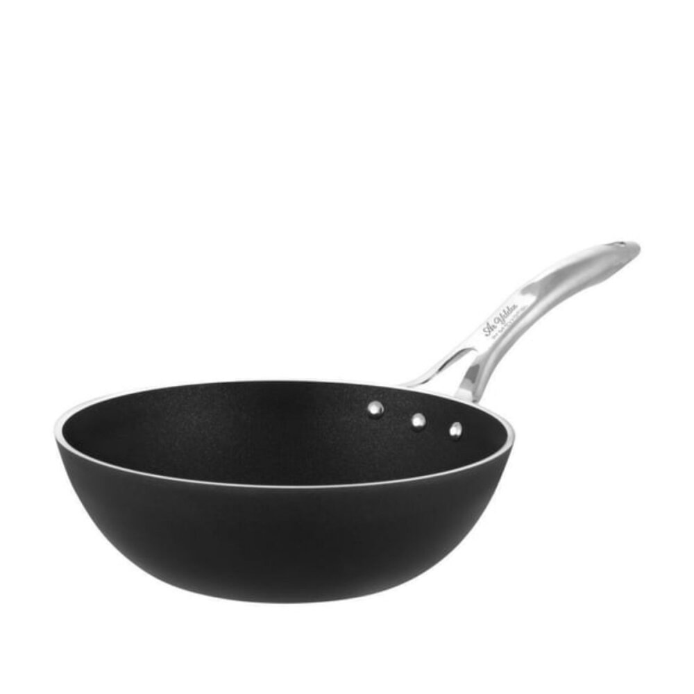 Aryıldız Wok Tava 26 Cm. Metal Saplı