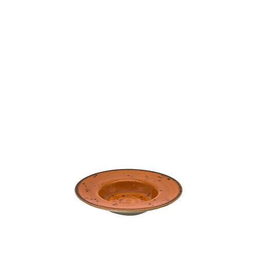 Zest Porcelain Asena Çay Tabağı 11 Cm-Paris Turuncu - ZEST PORCELAIN