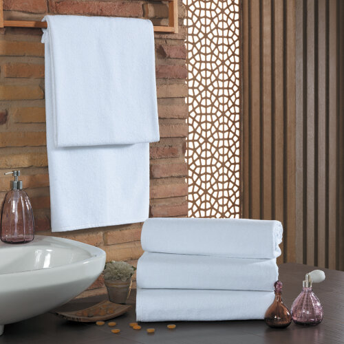 Maxstyle Banyo Havlusu 90*150 600 Gr Beyaz Standart - MAXSTYLE