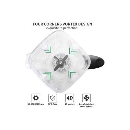 BAR BLENDER MANUEL2 LT. BUZ KIRICILI 2000W KIRMIZI - 2