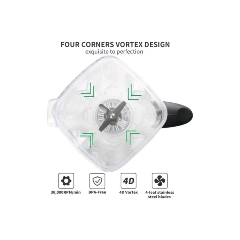 BAR BLENDER MANUEL2 LT. BUZ KIRICILI 2000W KIRMIZI - 2