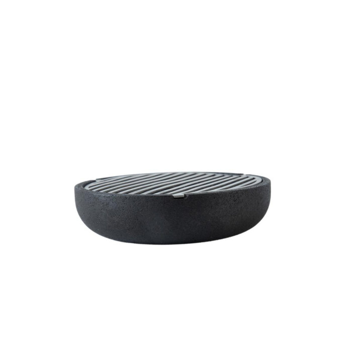 Matgusto Basalt Yuvarlak Izgara Q:20 cm H:5 cm 50205 - 1